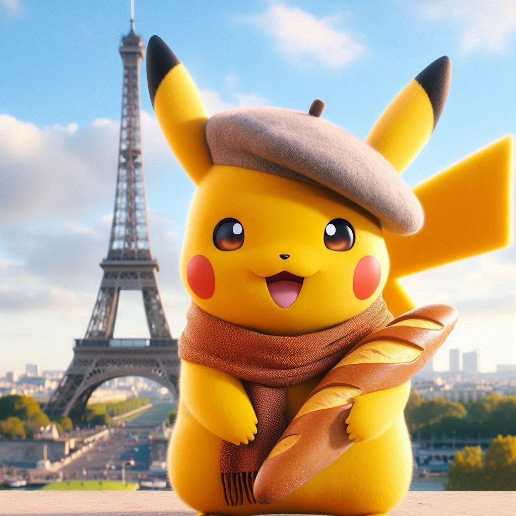 Pikachu In Paris