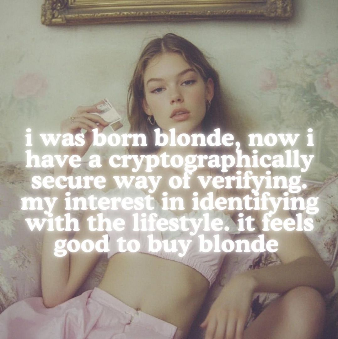 cryptographically blonde