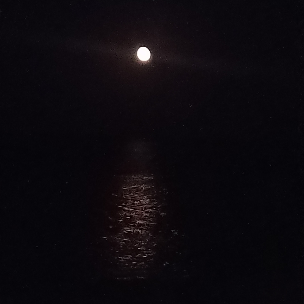 The Moon alone with the Sea