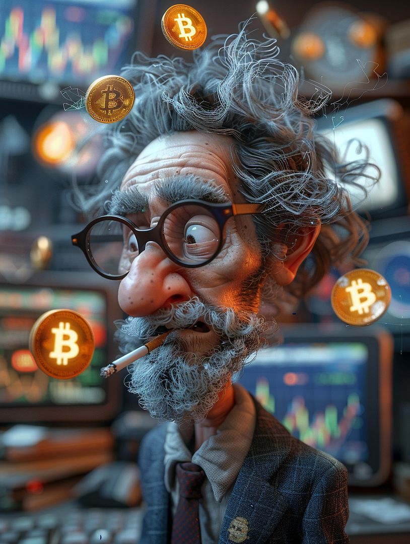 Professor BitBoom, the old scholar of the cryptocurrency world