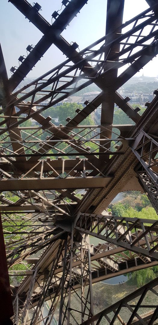 interior of the eiffel tower