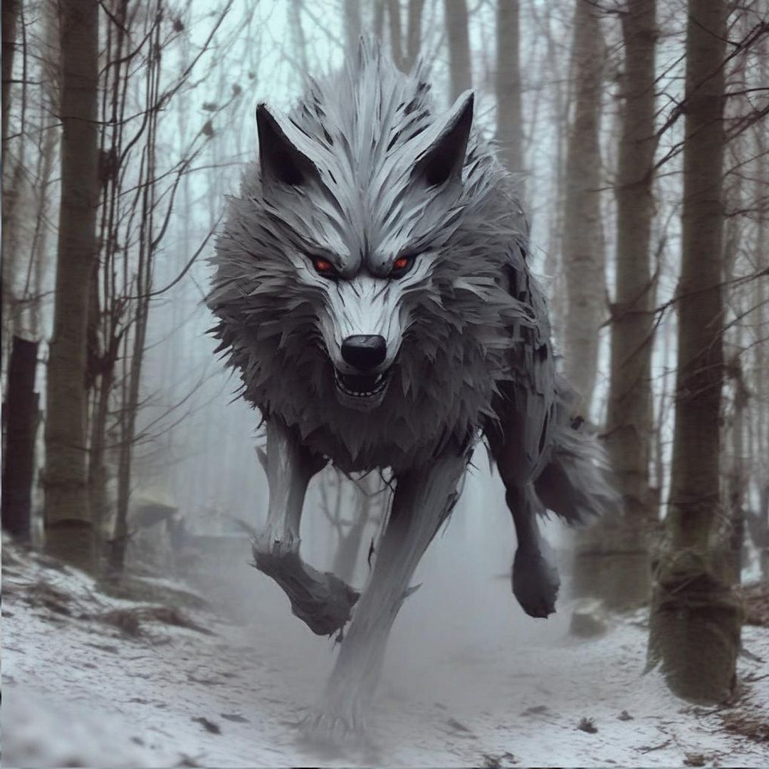 Wolf running I