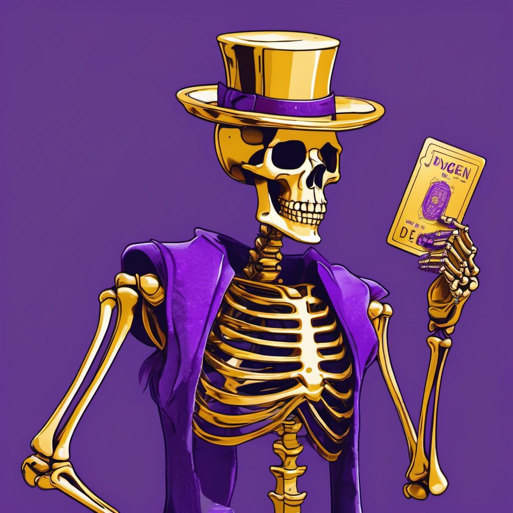 Skeleton Golden Ticket Degen #4