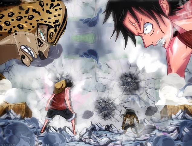 luffy contra gucci