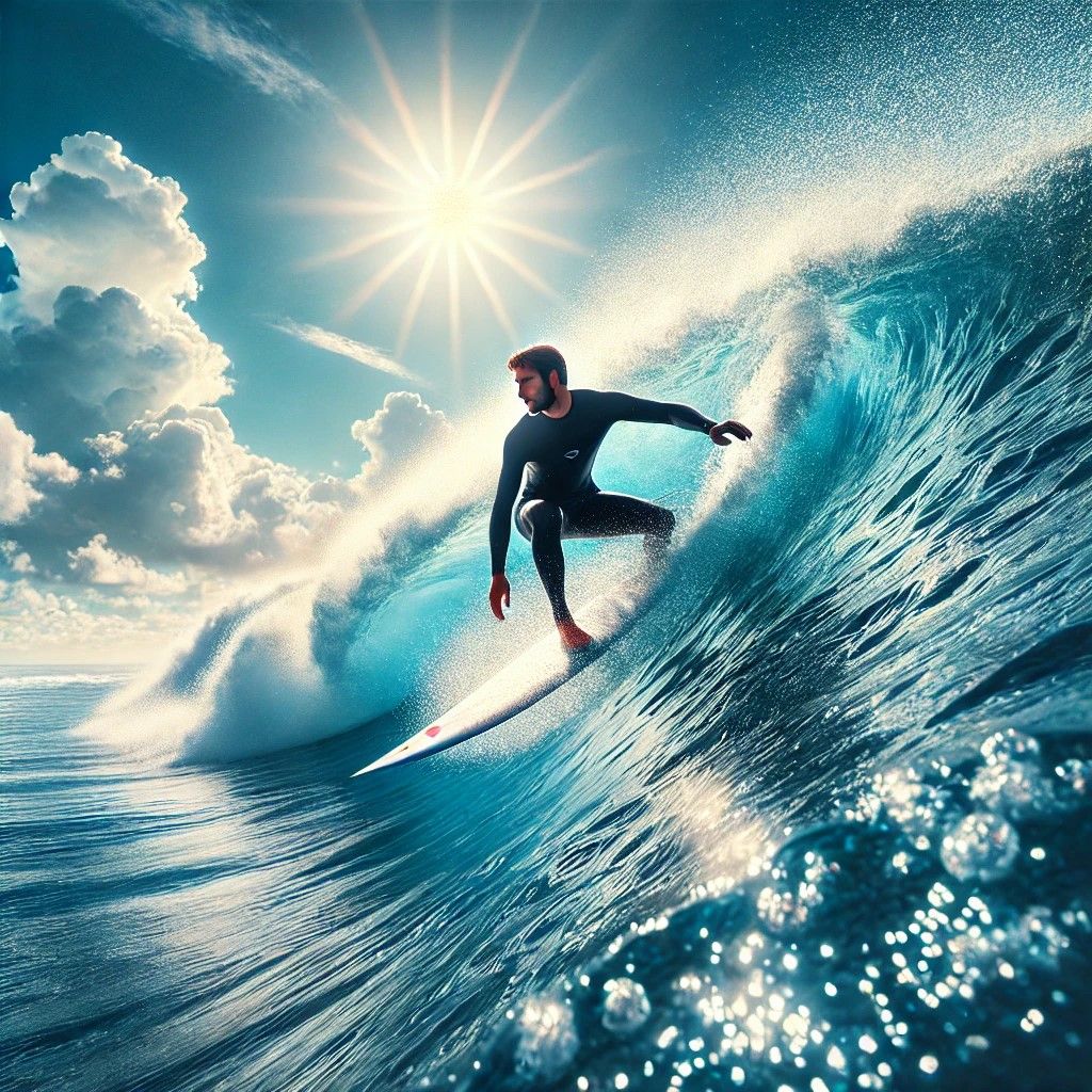 The Man Who Rides the Surf