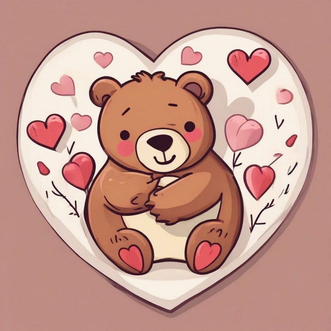 heart + bear = ?