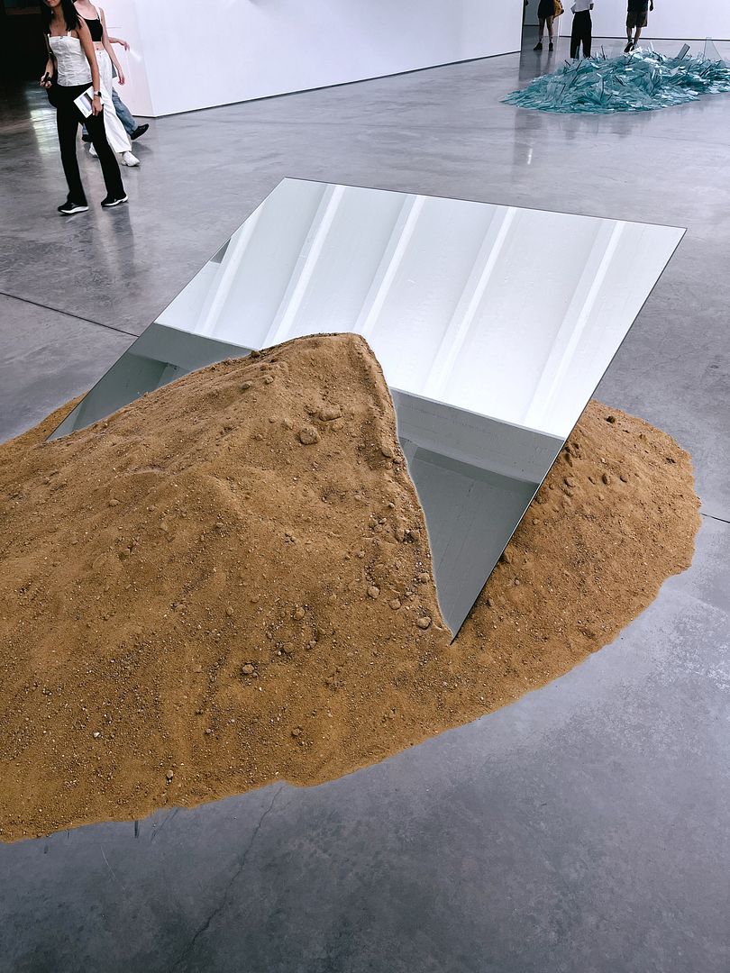 Leaning Mirror, Robert Smithson