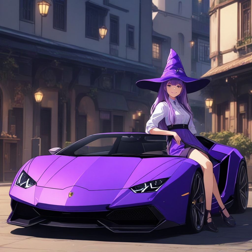 Purple Lamborghini 001