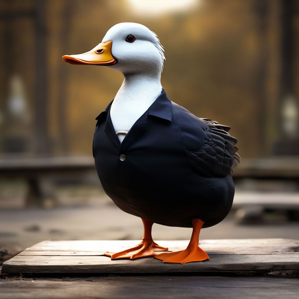 Gentleman Duck