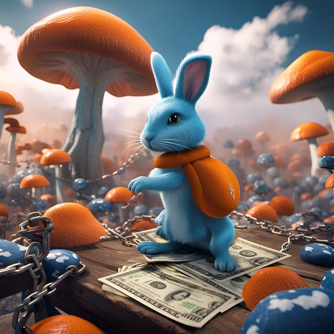 The Blue Rabbit's Orange Wonderland