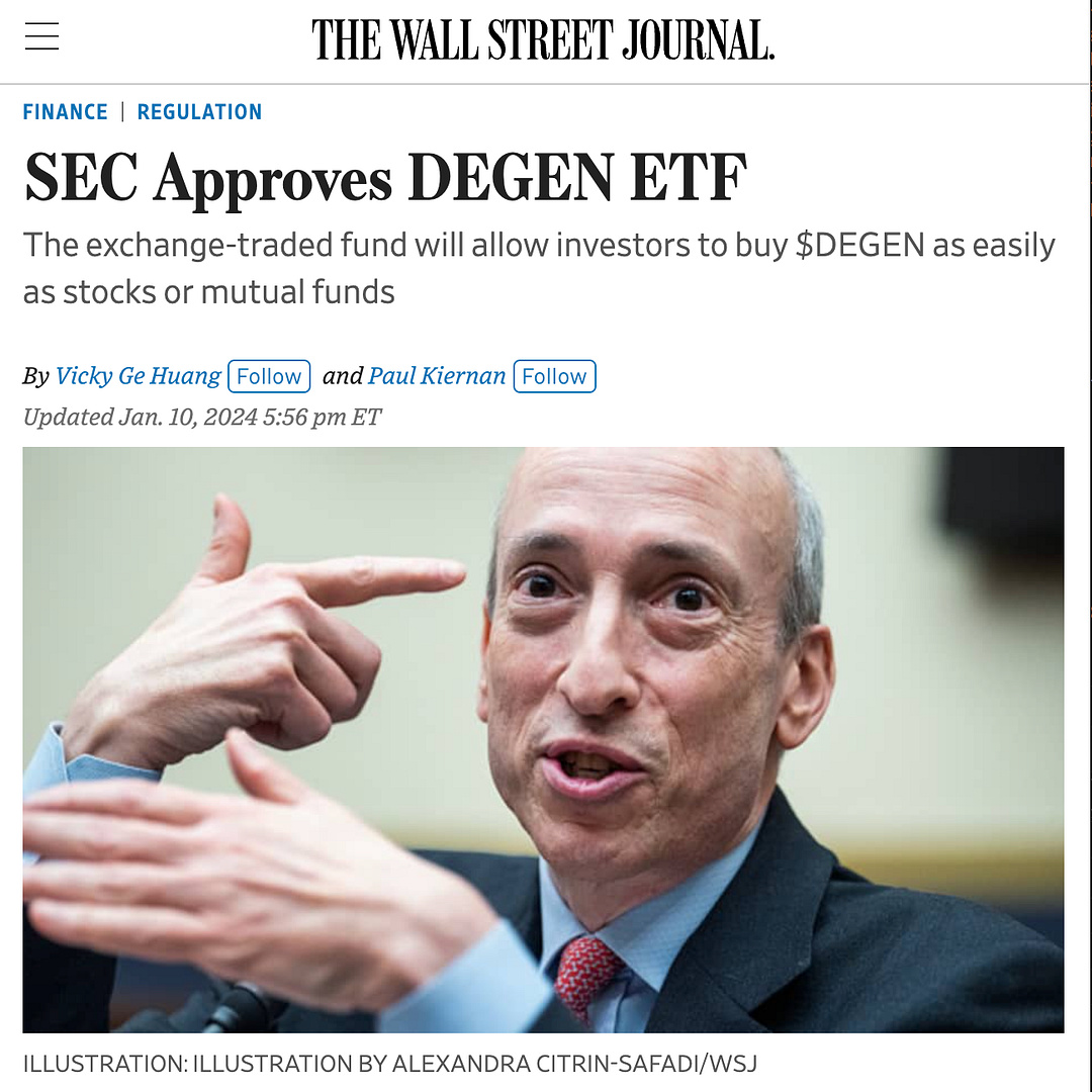 SEC Approved DEGEN ETF