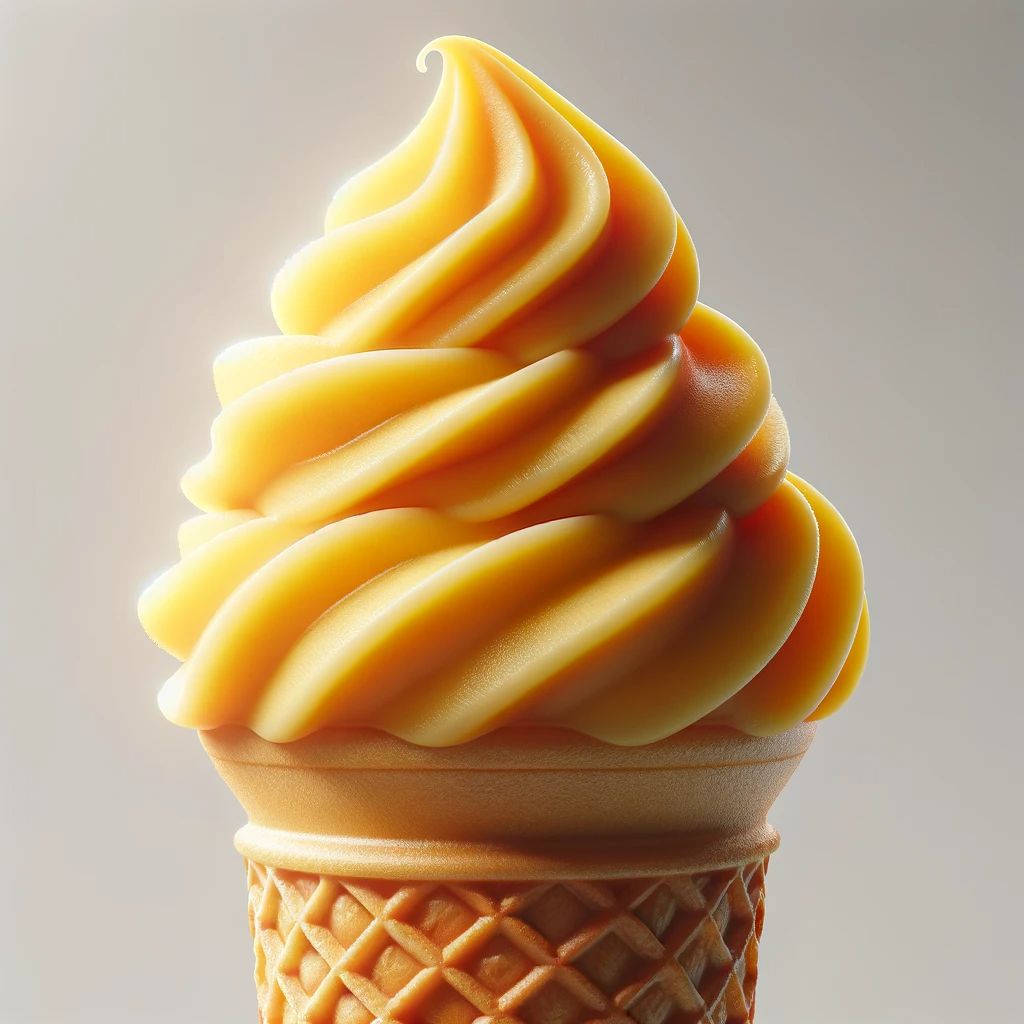 pineapple ice cream cone