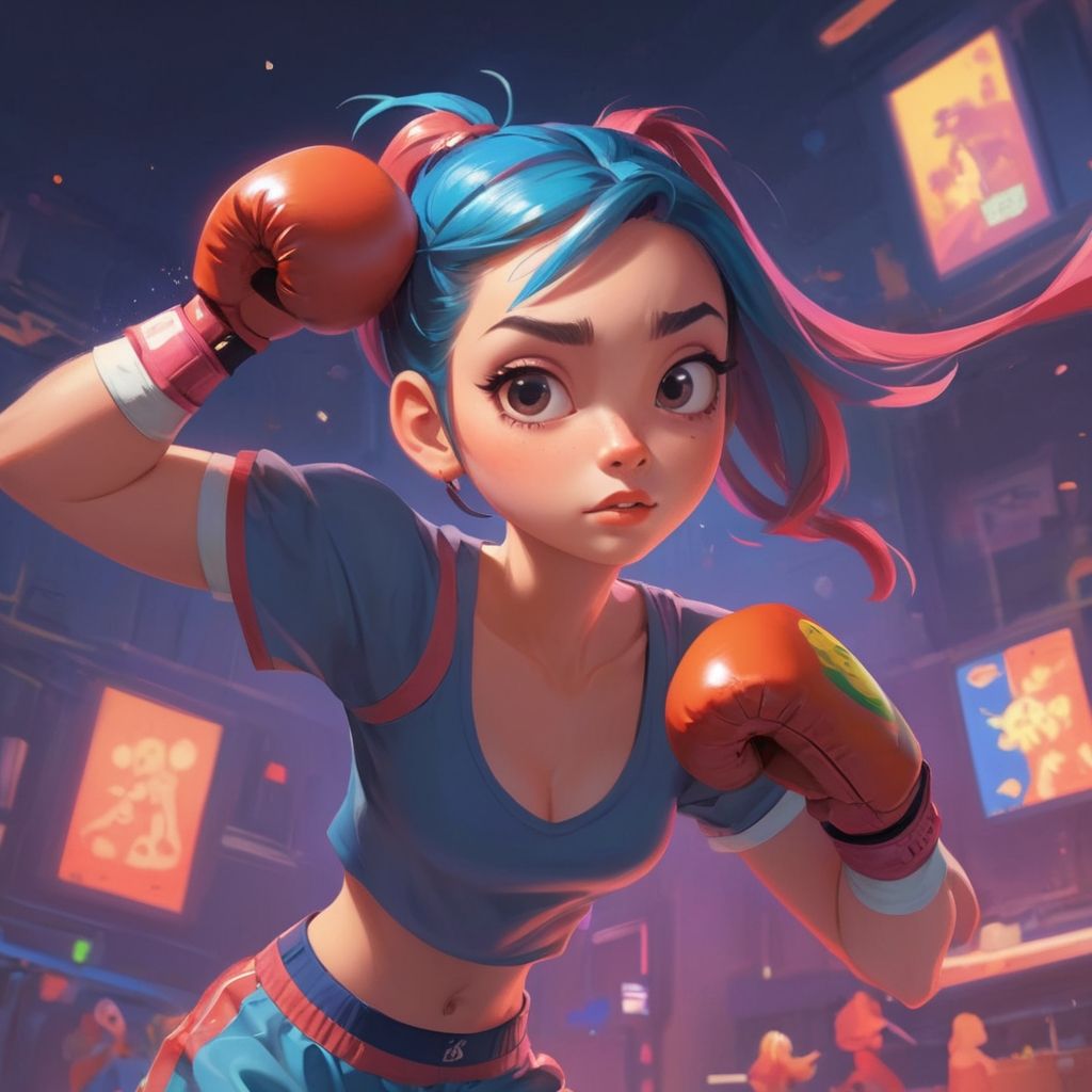 girl boxer