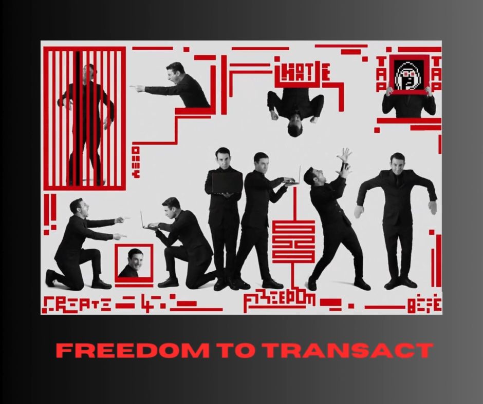 Freedom To Transact - Card 156 by Befe