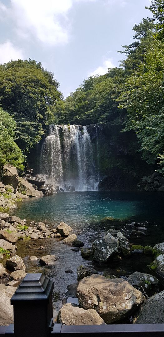 Jeju waterfall