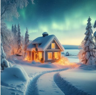 10_Winter Cabin