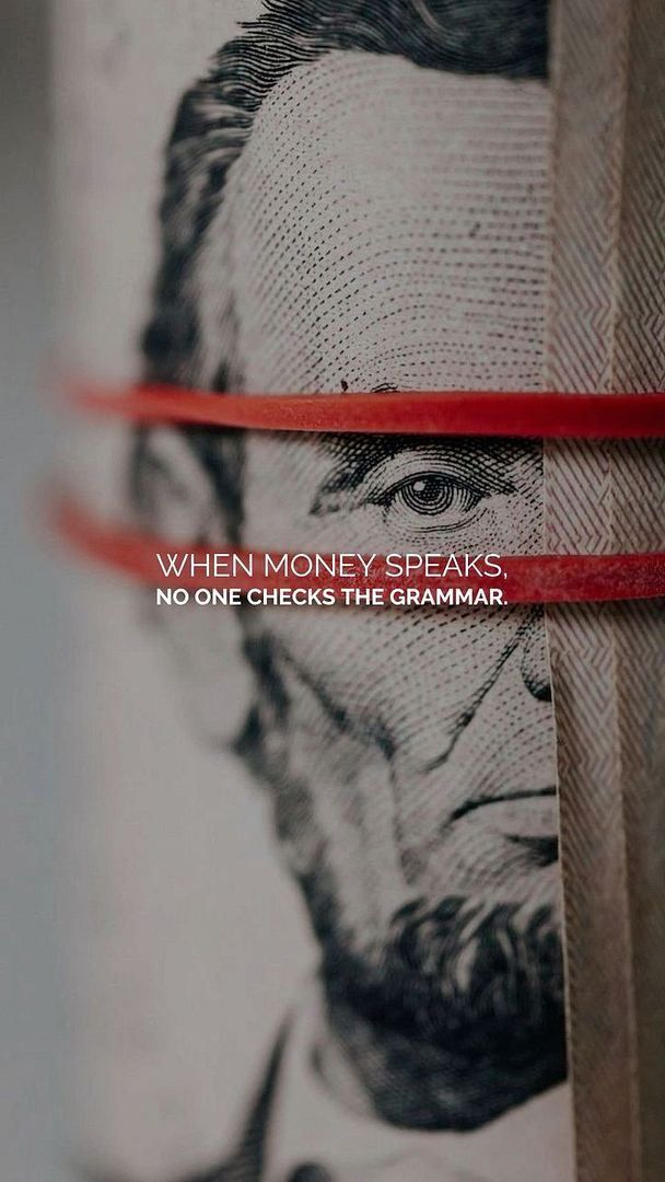 When Money Speaks