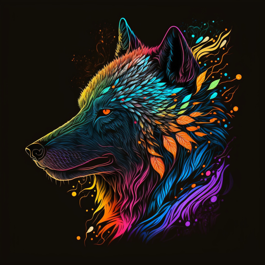 Neon Wolf 01