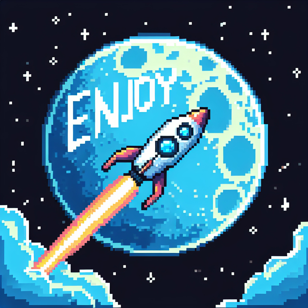 To the Moon' Enjoy Rocket