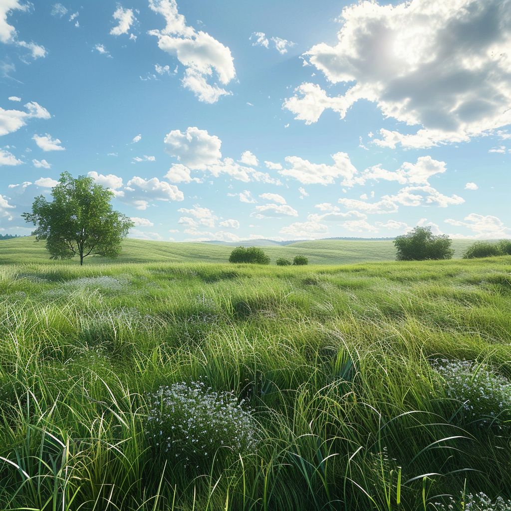 Golden Grass Field