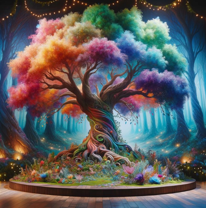 colorfull tree