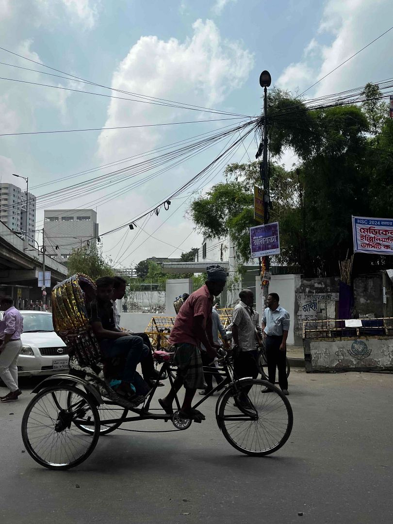 Rickshaw on a sunny day