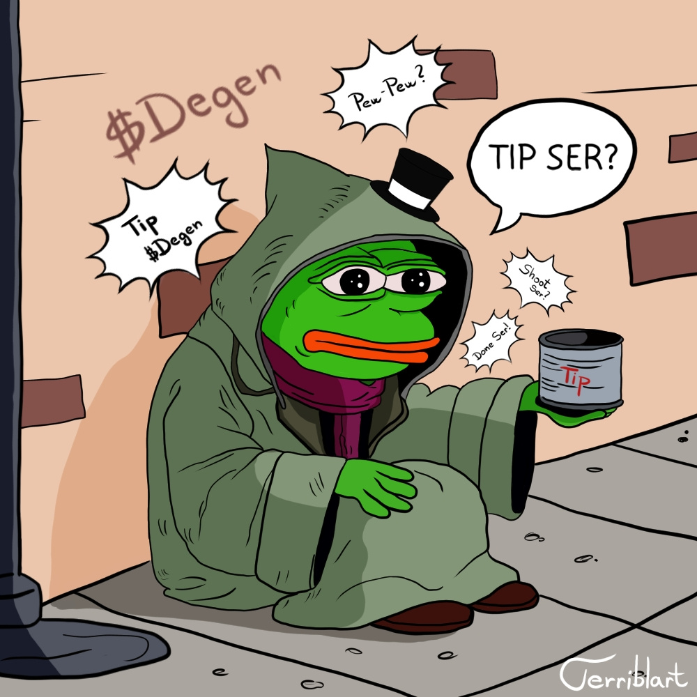 DegenPepe Beggar