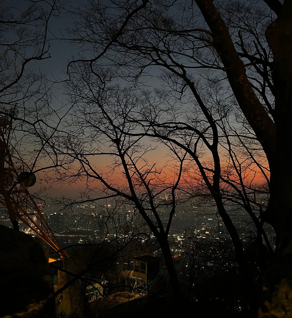 The night view of Seoul