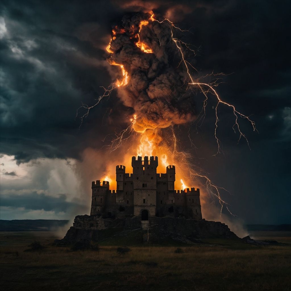 Burning Castle