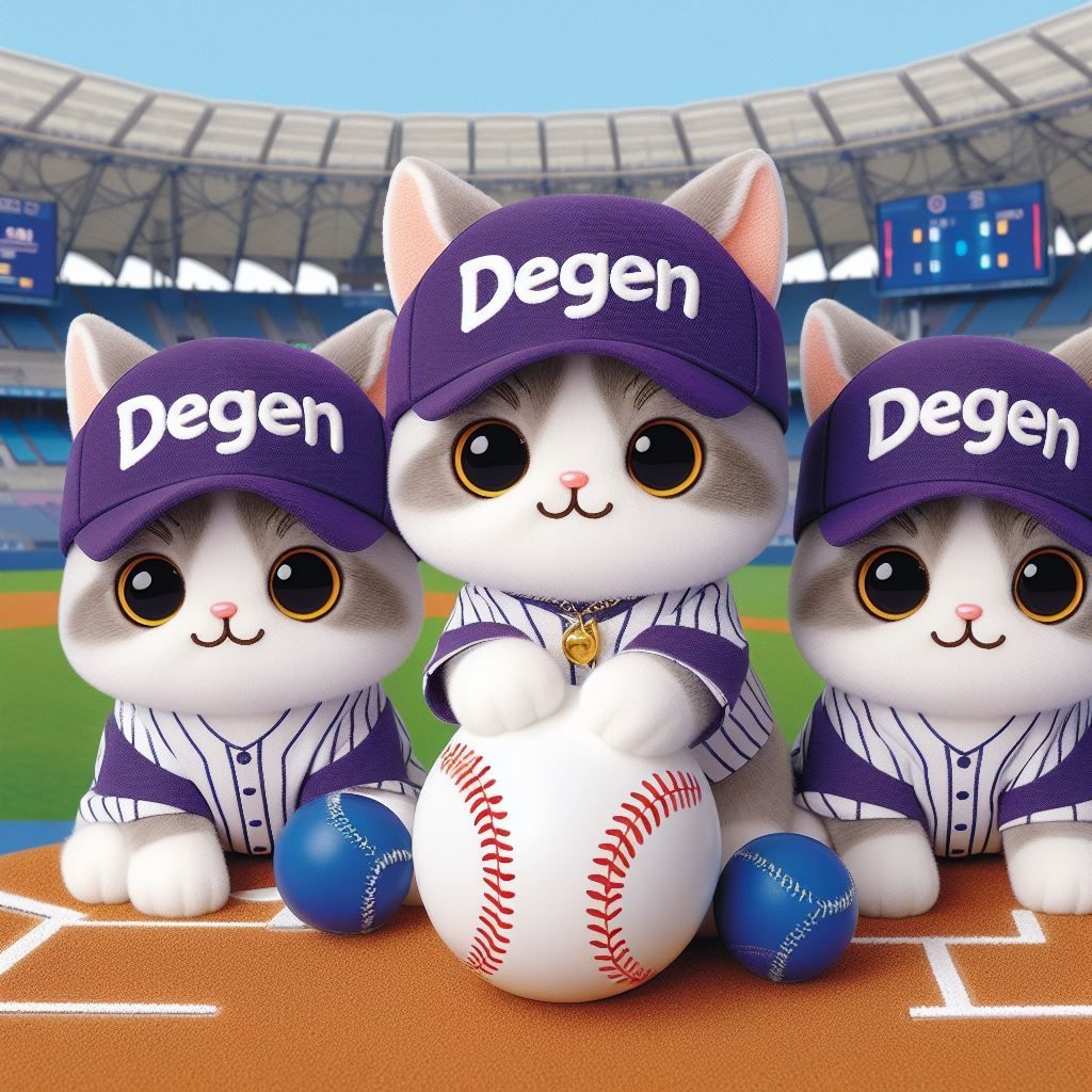 It's time to ENJOY BASEball with DEGENcats