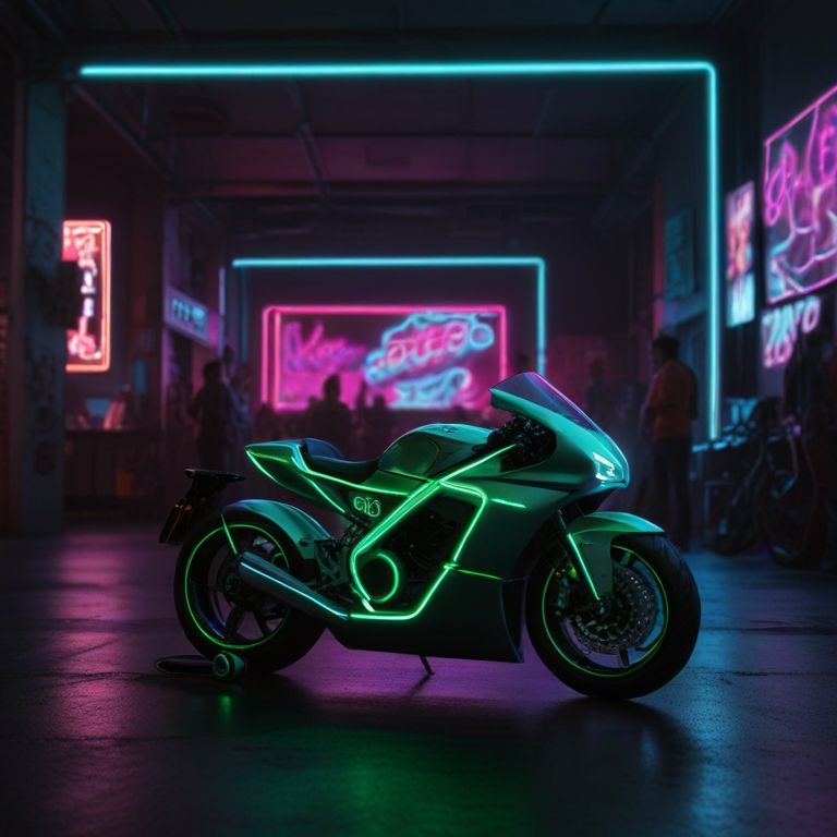 Motorcycle Neon