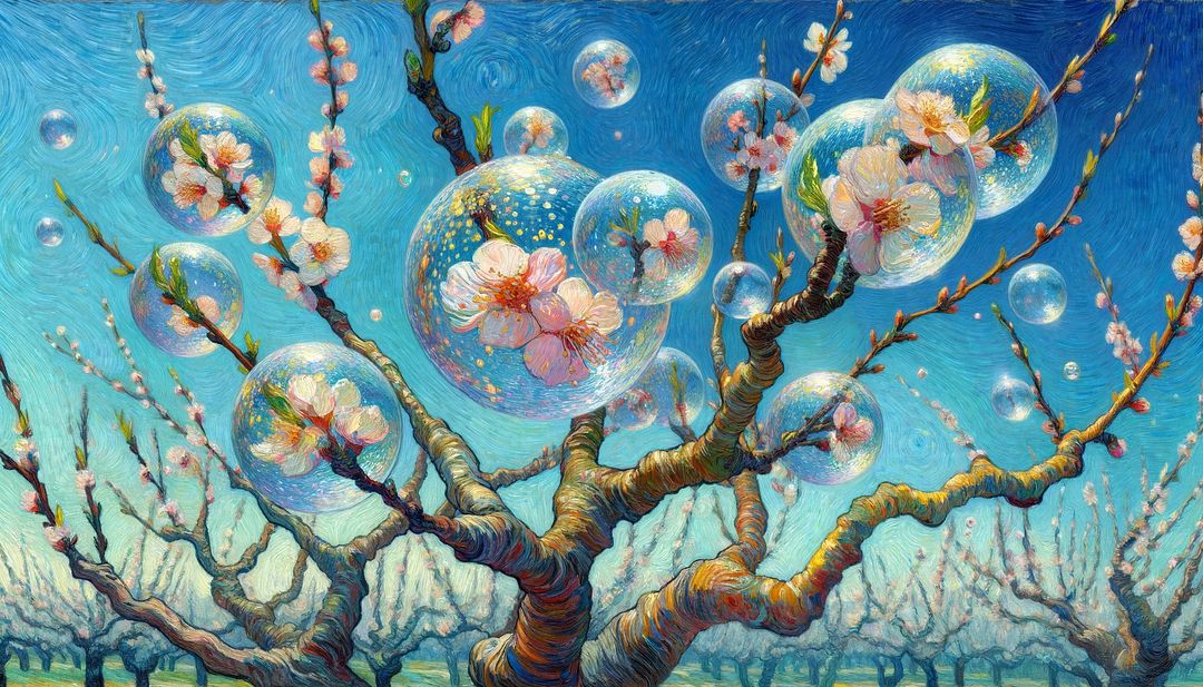 Zorb Almond Blossoms