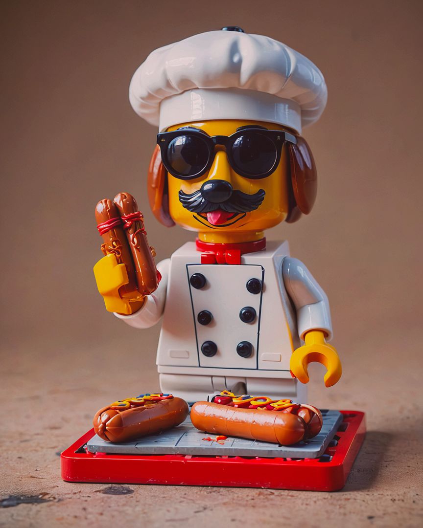 lego hot dog