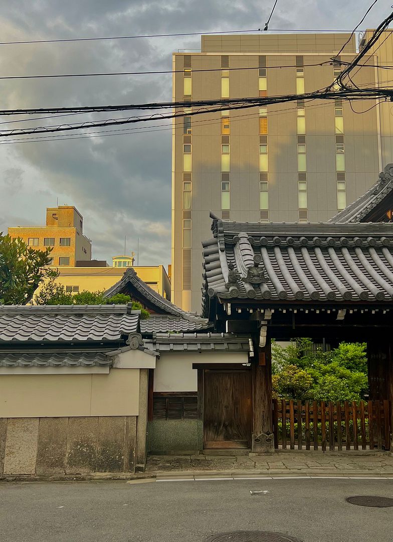 Kyoto at sunset