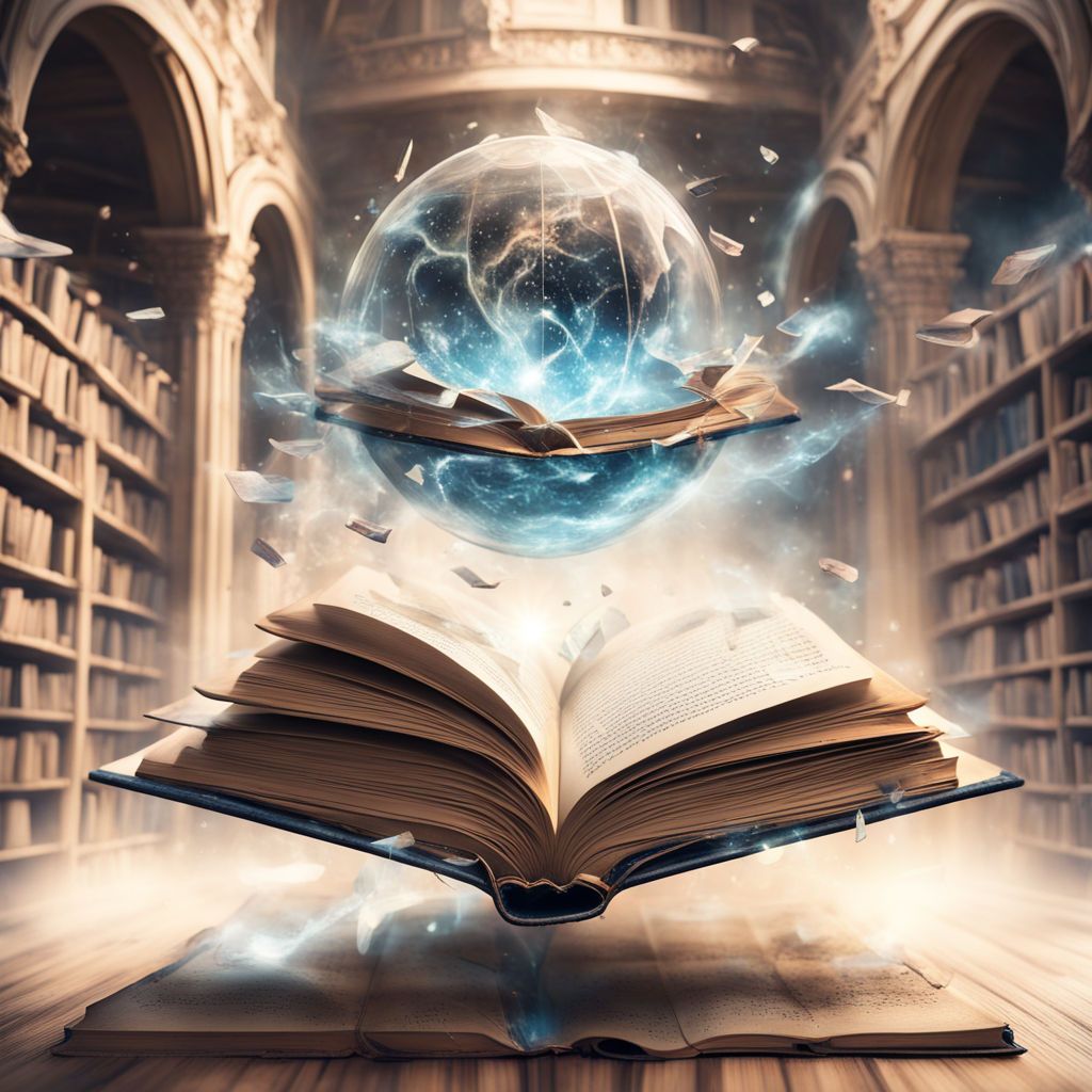 A magic book