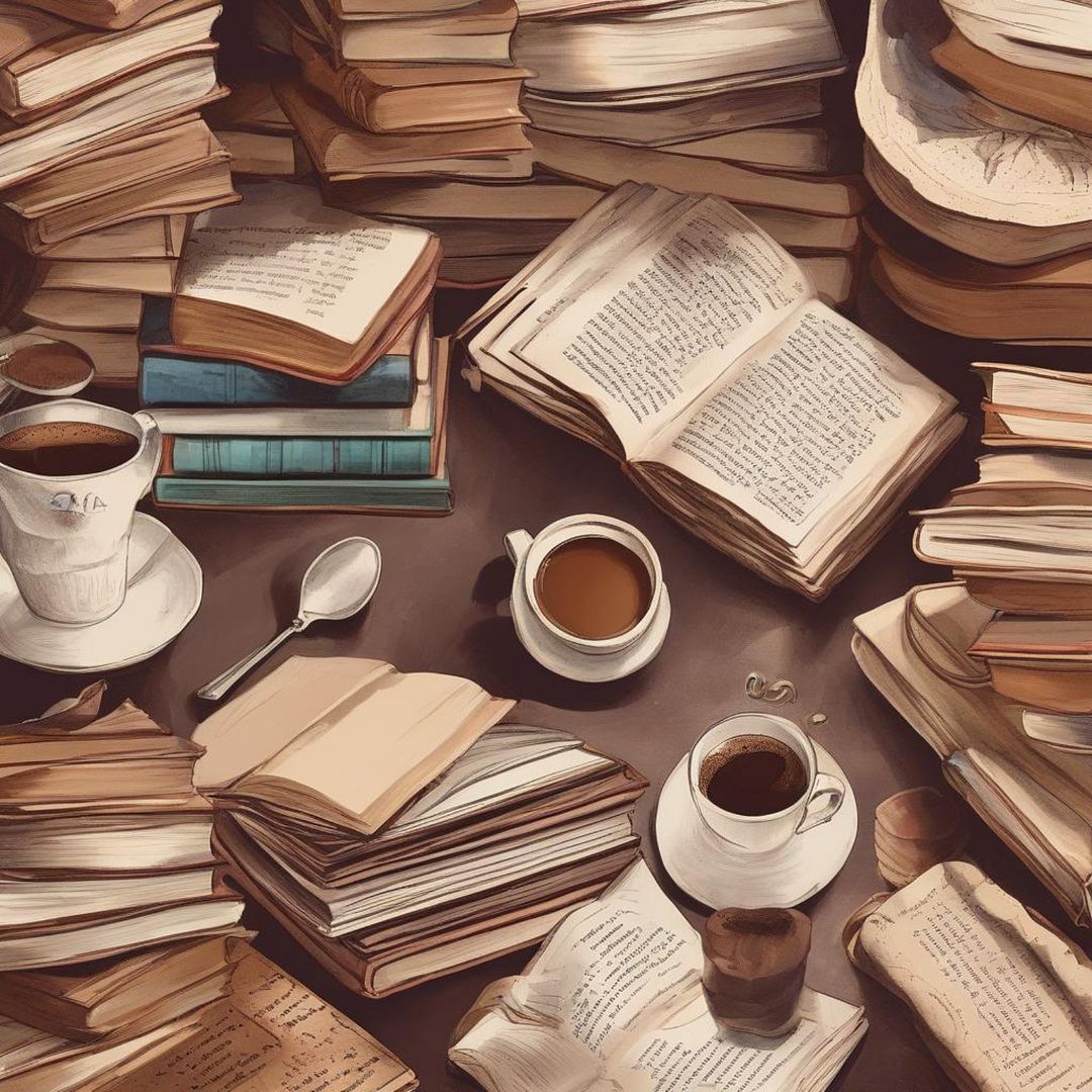 books with coffee