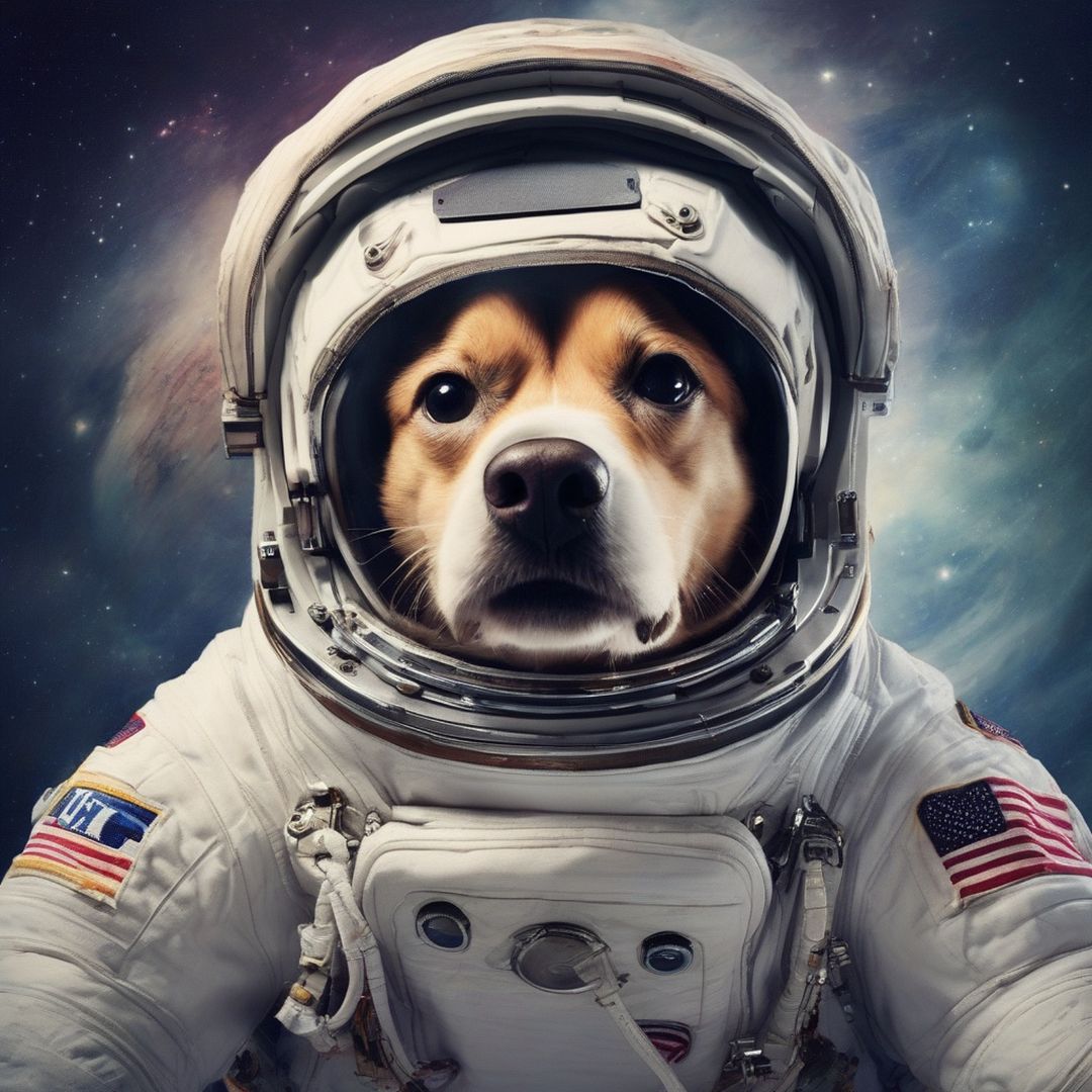 The astronaut dog (Imagine)