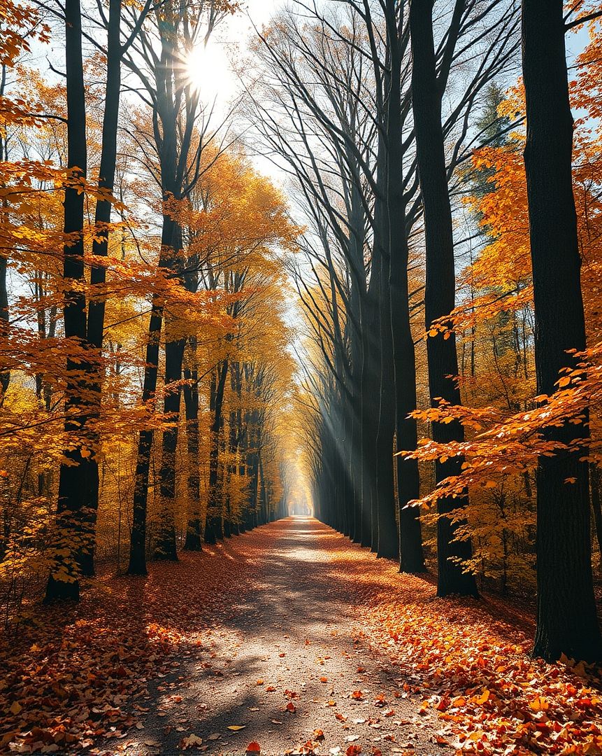 Autumn road