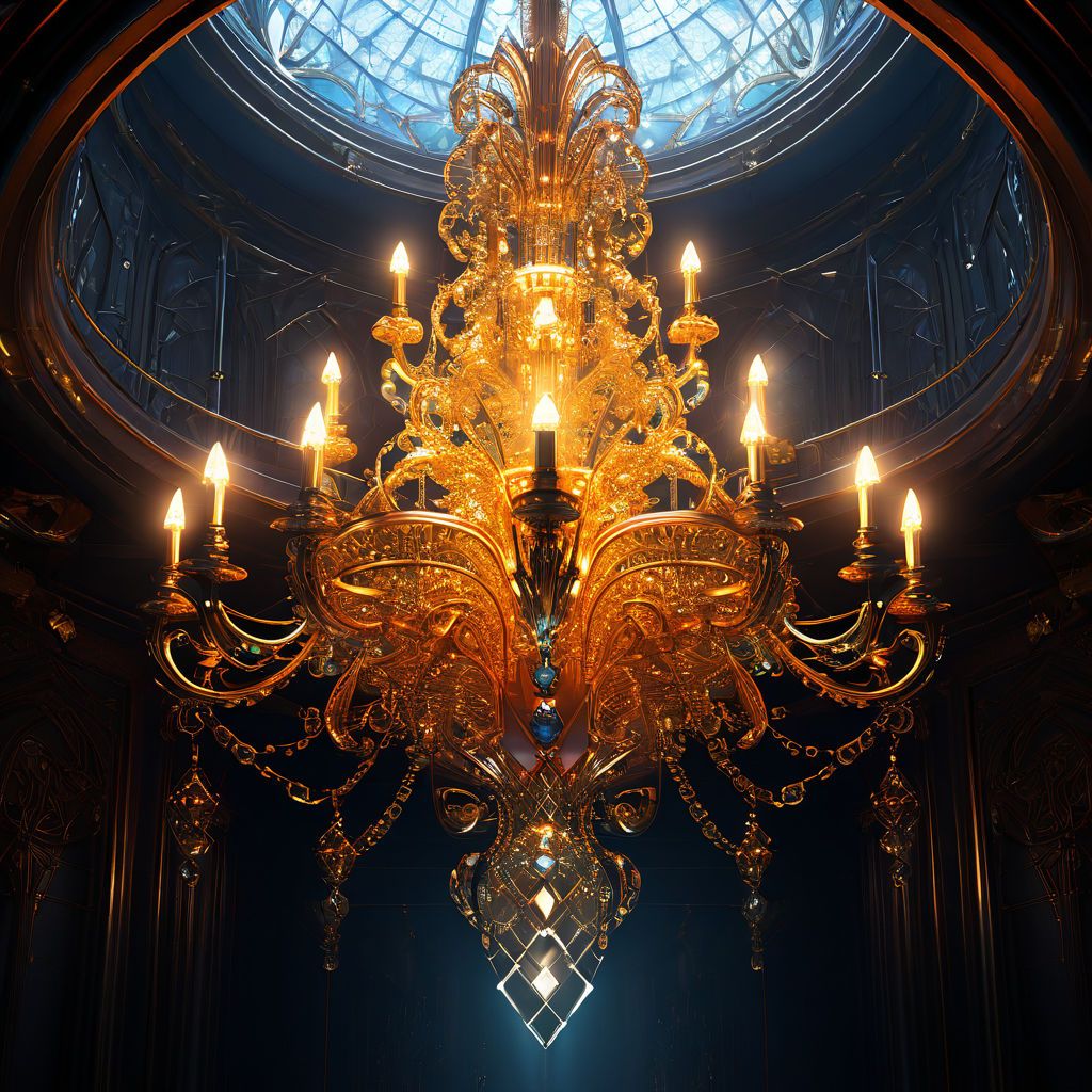 Diamond chandelier