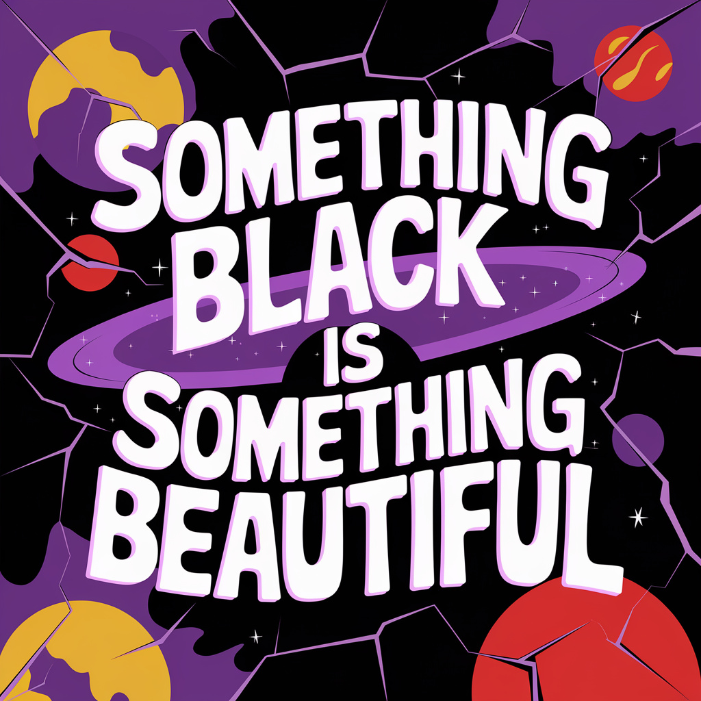 Something black Is something beautiful.