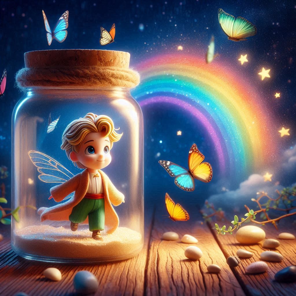 The little prince and incredible rainbow