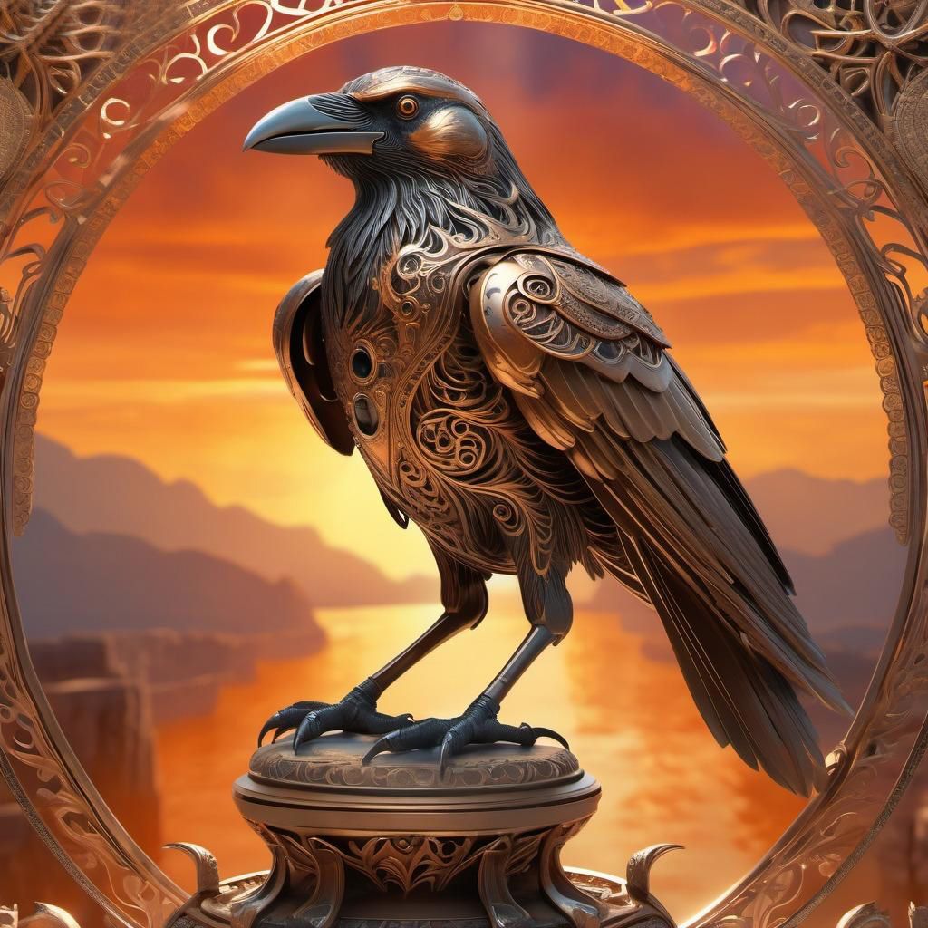 Bronze Crow