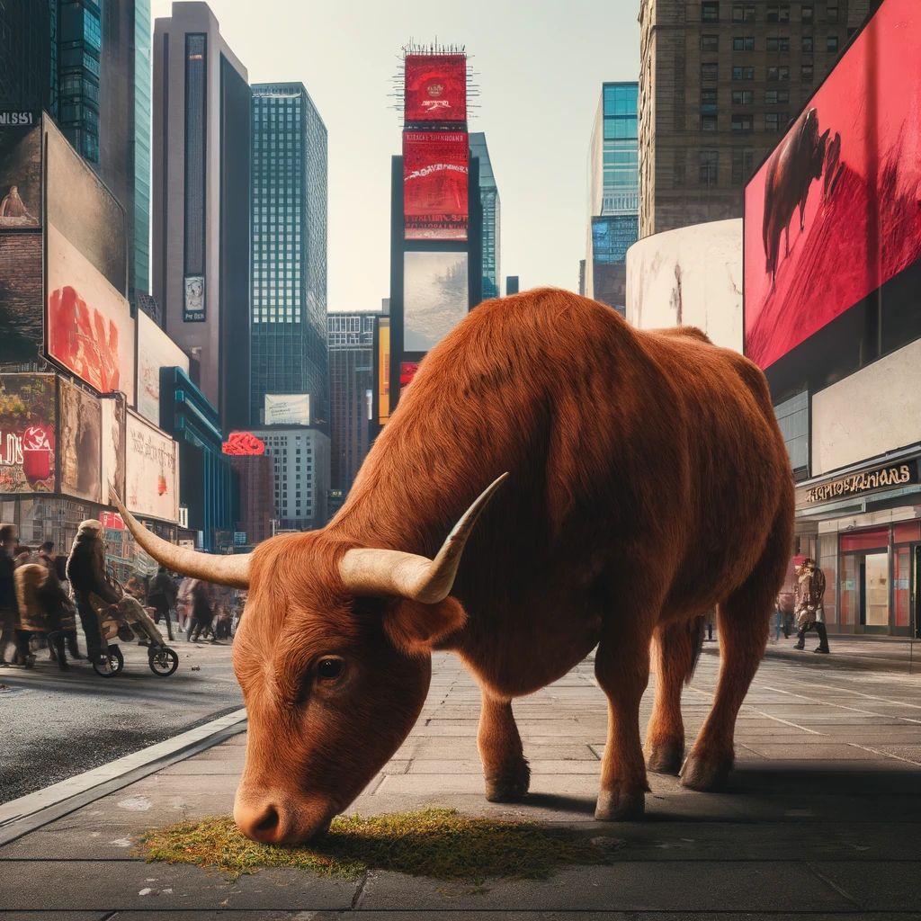 Orange Blaze in Times Square