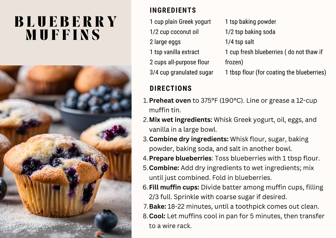 Blueberry Muffins