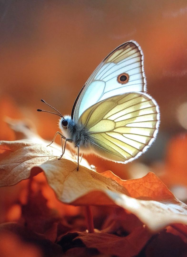 Autumnal butterfly