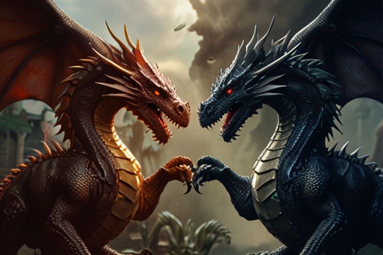 Battle of dragons