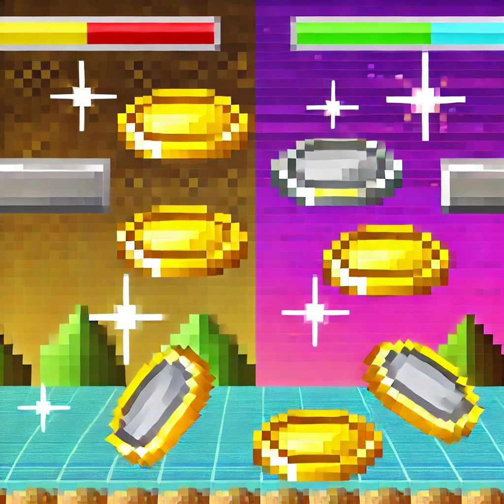 shiny coins