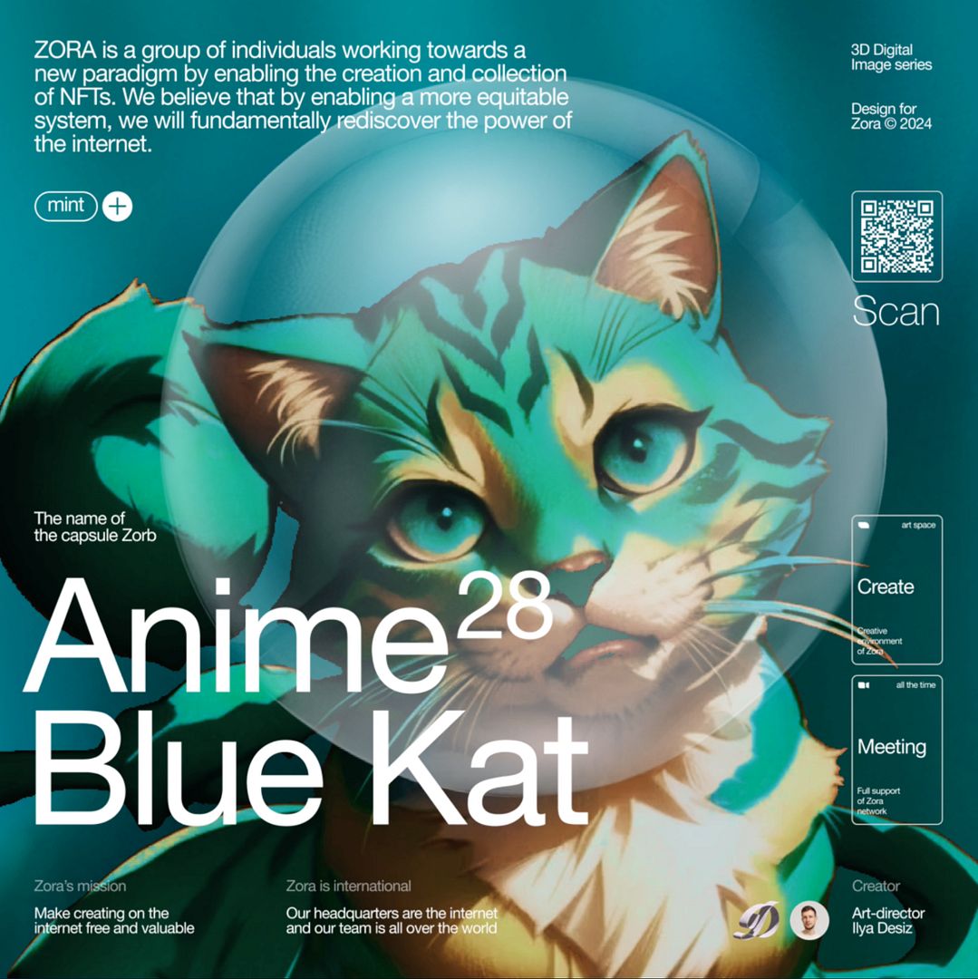 Anime 28 Blue Kat