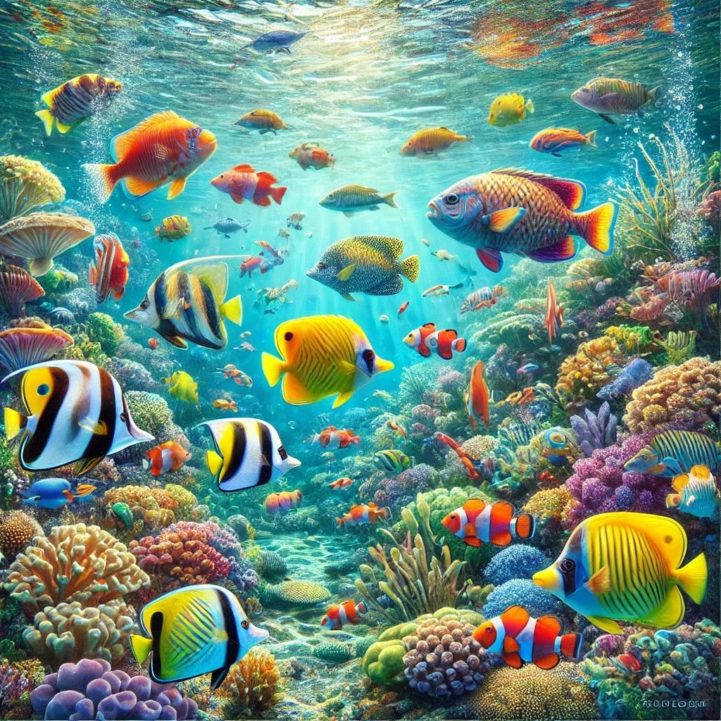 Beautiful Sea and Fish