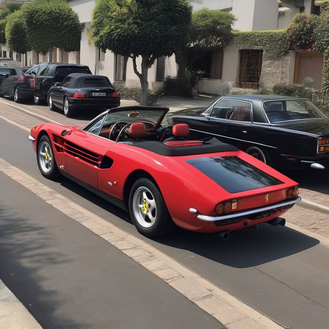 Red ferrari